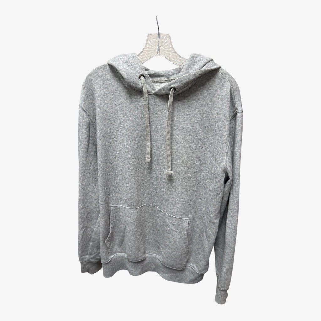 Goodfellow & Co. Men's Hooded Sweatshirt Heathered Gray Size: L