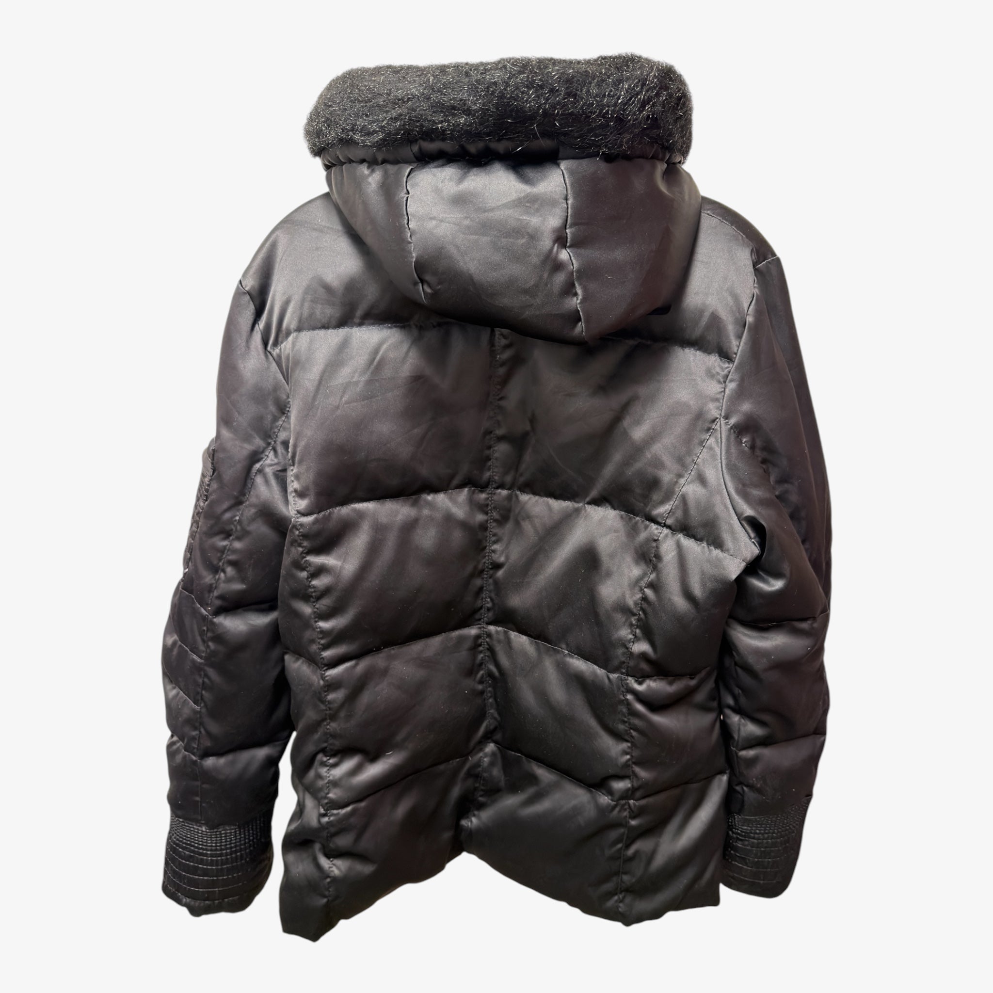 ZeroXposur Black Puffer Jacket w/Removable Hood Size: L