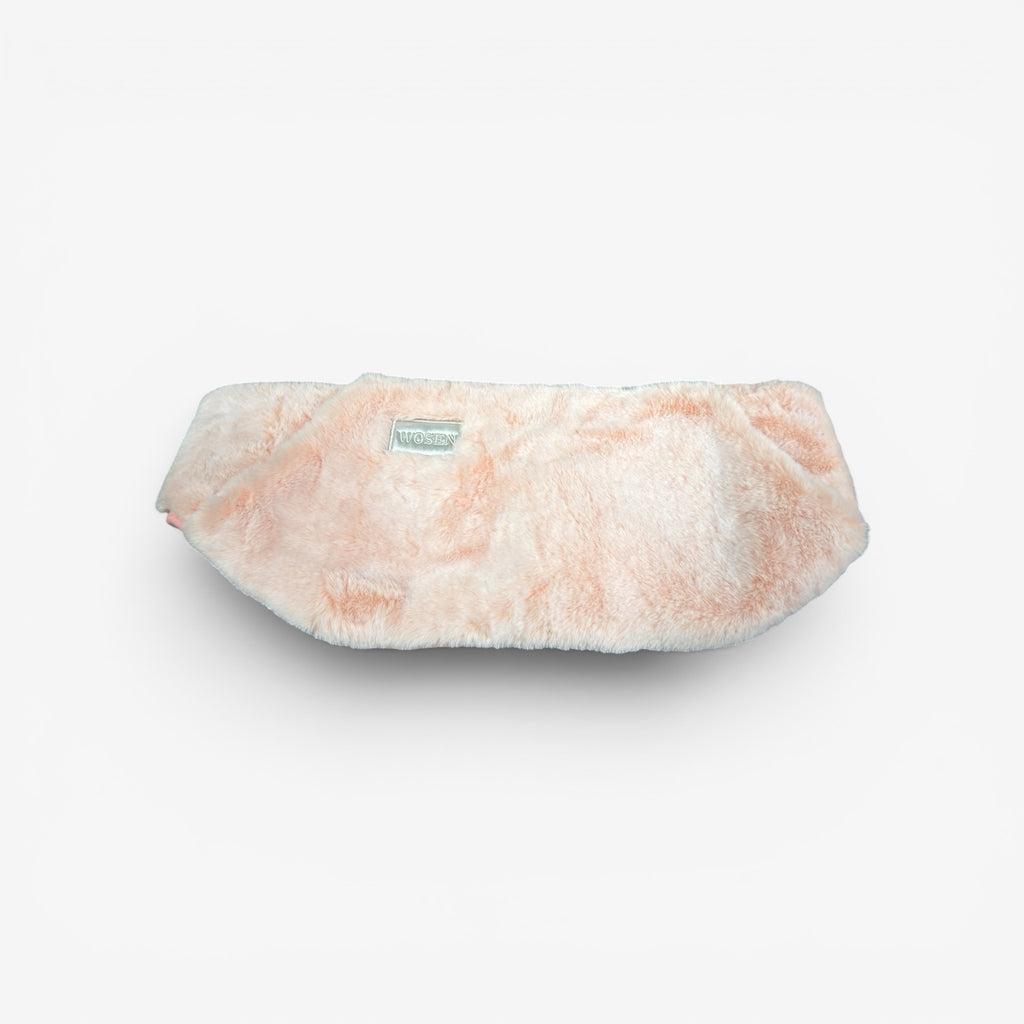 Pink Warm Waist Belt Plush 46"L