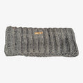 Nautica Fleece Ear Warmer Cable Knit Headband Gray