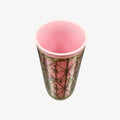 Set of 7 Vintage 1960s Insulated Tumblers With Spanish Lattice Inserts