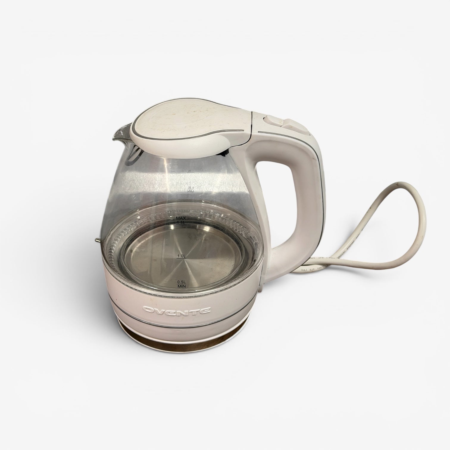 OVENTE Electric Kettle White 1.5L