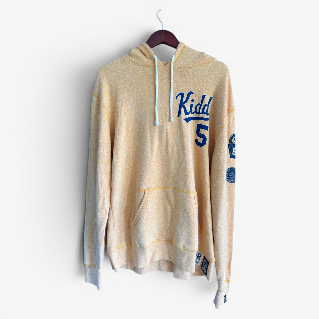 Jason Kidd Cal Bears Roots of Fight Name & Number Tri-Blend Pullover Hoodie - Gold