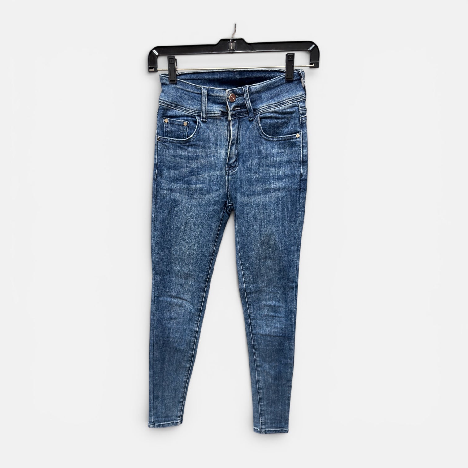 Vogue Wear Women's Mid-Rise Medium-Wash Denim Jeans Size: 26