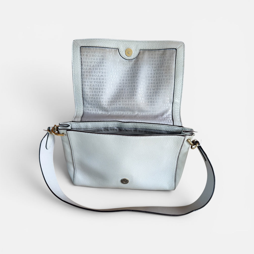 Kate Spade Pebbled Leather Flap Shoulder Bag