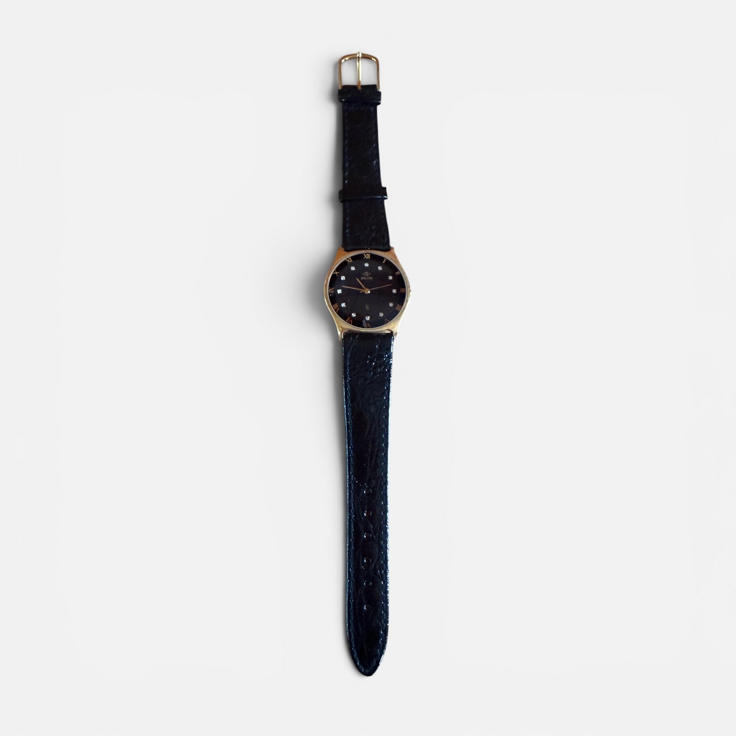 Vintage Solida Men's Stainless Steel Gold-Plated & Quartz Watch
