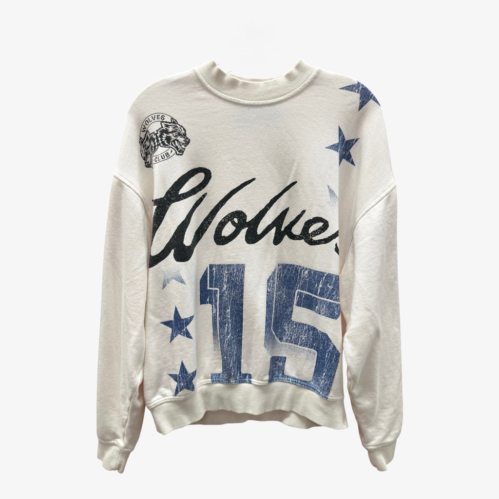Darc Sport Crewneck Sweatshirt "Wolves 15" Size: S