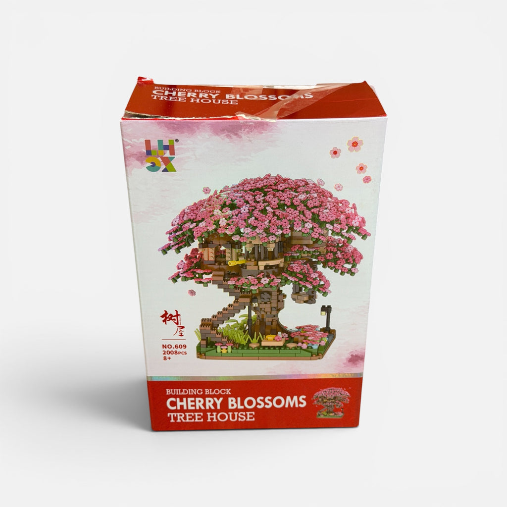 Cherry Blossoms Tree House Building Block Set 2008 Pieces