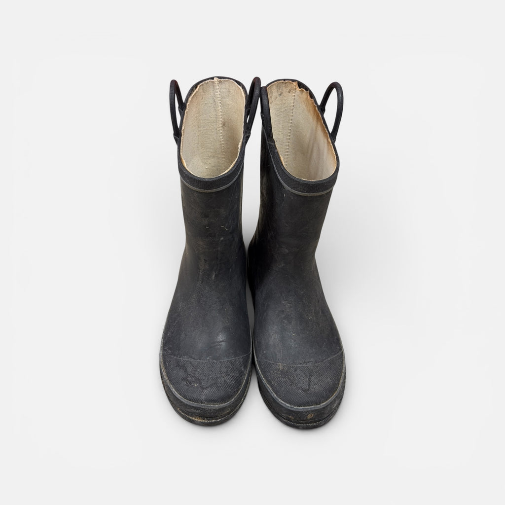 Rubber Black Waterproof Rain Boots Size 5.5