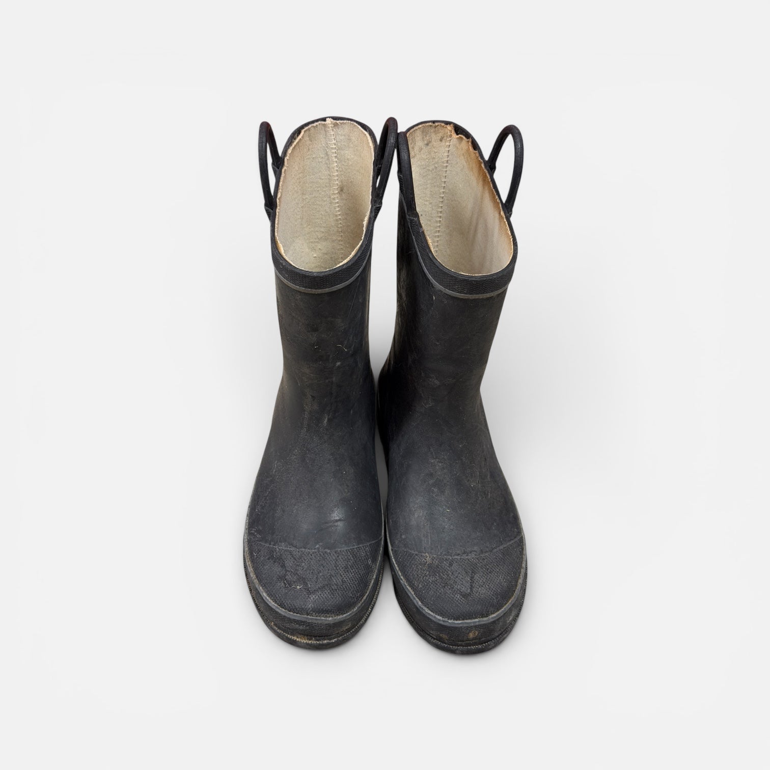 Rubber Black Waterproof Rain Boots Size 5.5