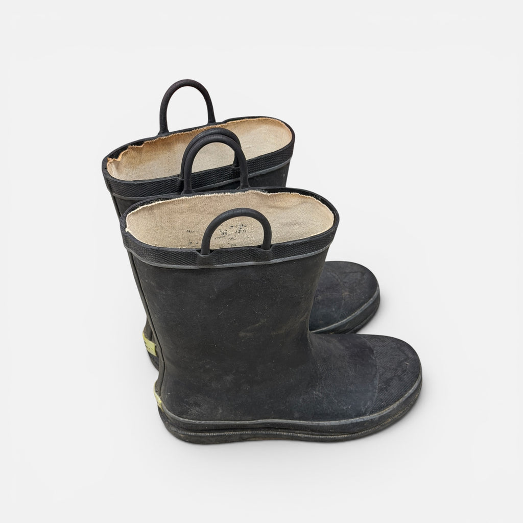Rubber Black Waterproof Rain Boots Size 5.5