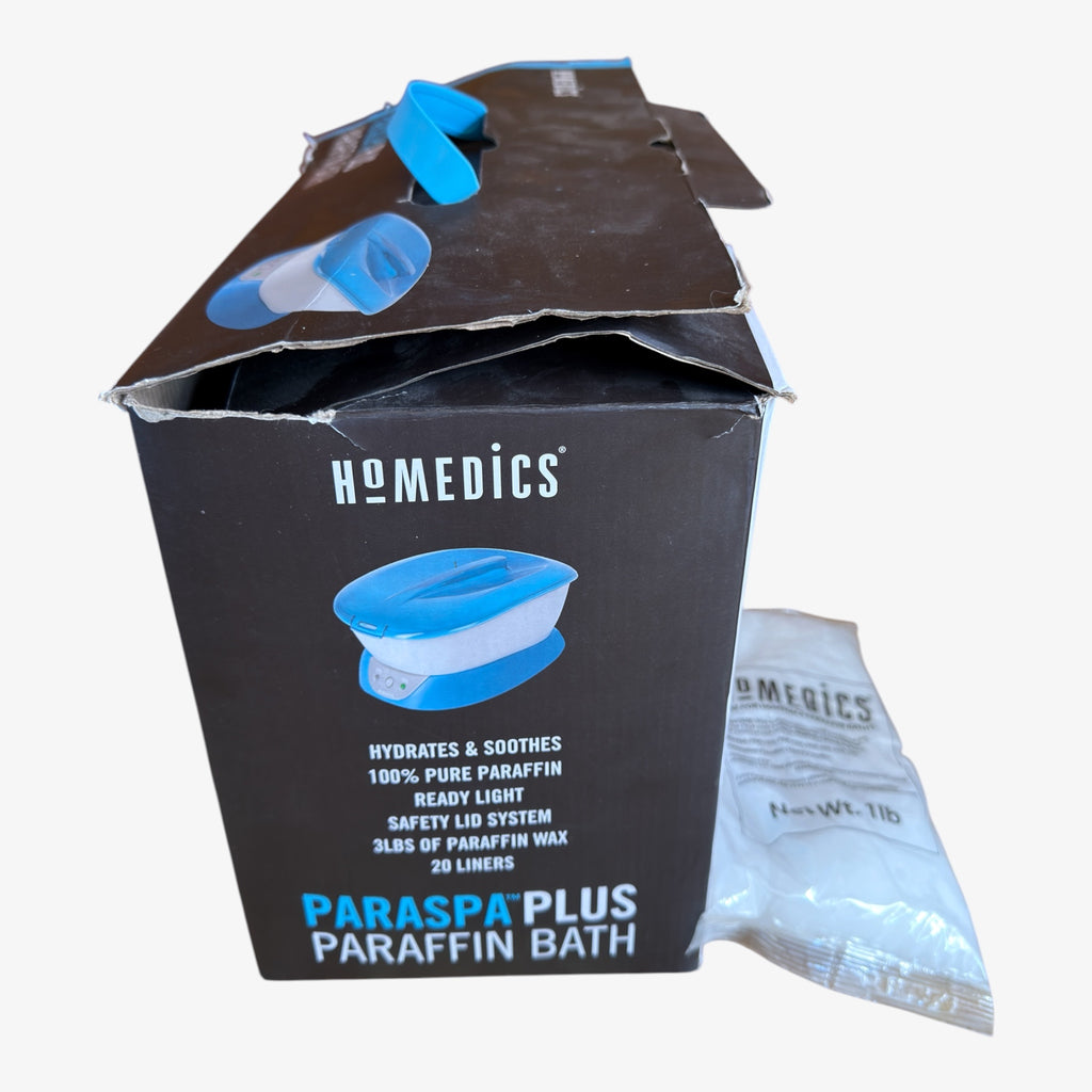 HoMedics ParaSpa Plus Paraffin Bath (Model PAR-350A) for Hand and Foot Heat Therapy