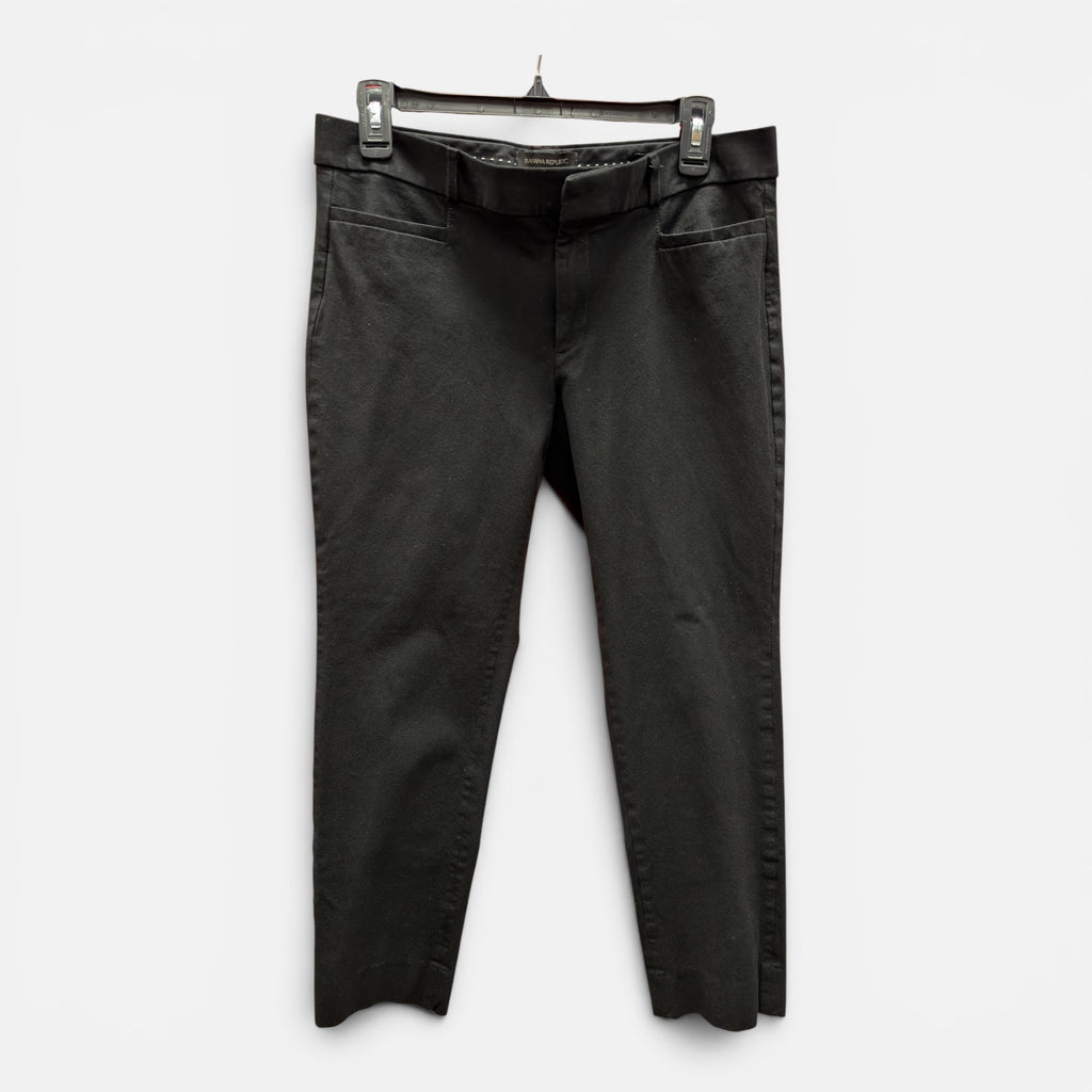 Black Banana Republic Sloan Ankle Pants Size: 8