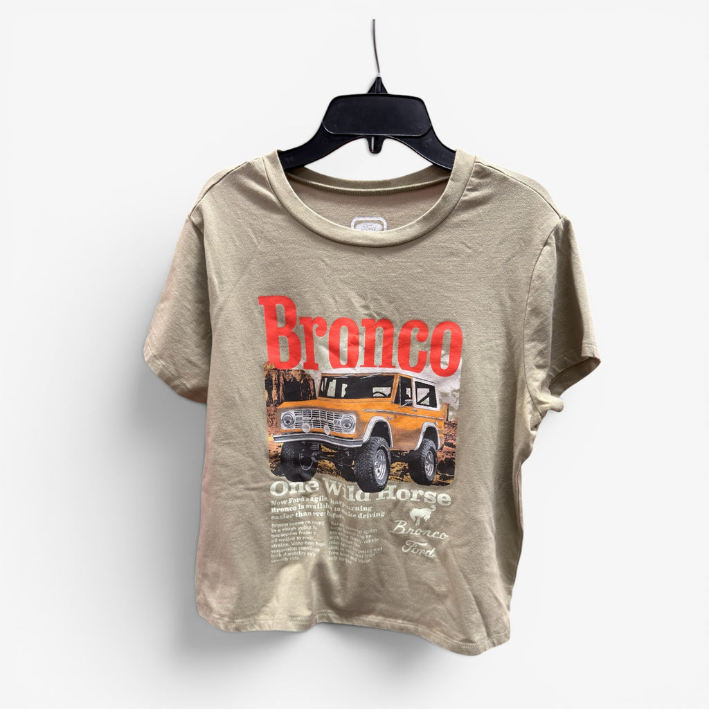 Women's Ford Bronco Graphic T-shirt "One Wild Horse" Size: XL