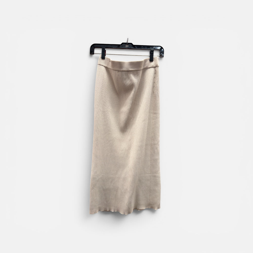 Women's Open-Knit Midi Skirt Size: XS