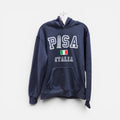 Navy Blue "PISA" Italy Pullover Hoodie Size: XL