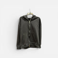 LEMAIN SECOND Vintage Pigment 2WAY Oversized Hoodie Zip-Up Size: M