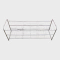 White 3-Tier Metal Shoe RacK 45"x 20"x 12"