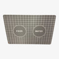 EveryYay Grey Grid Placemat for Dogs 20" L X 13.5" W (New Customer Only)