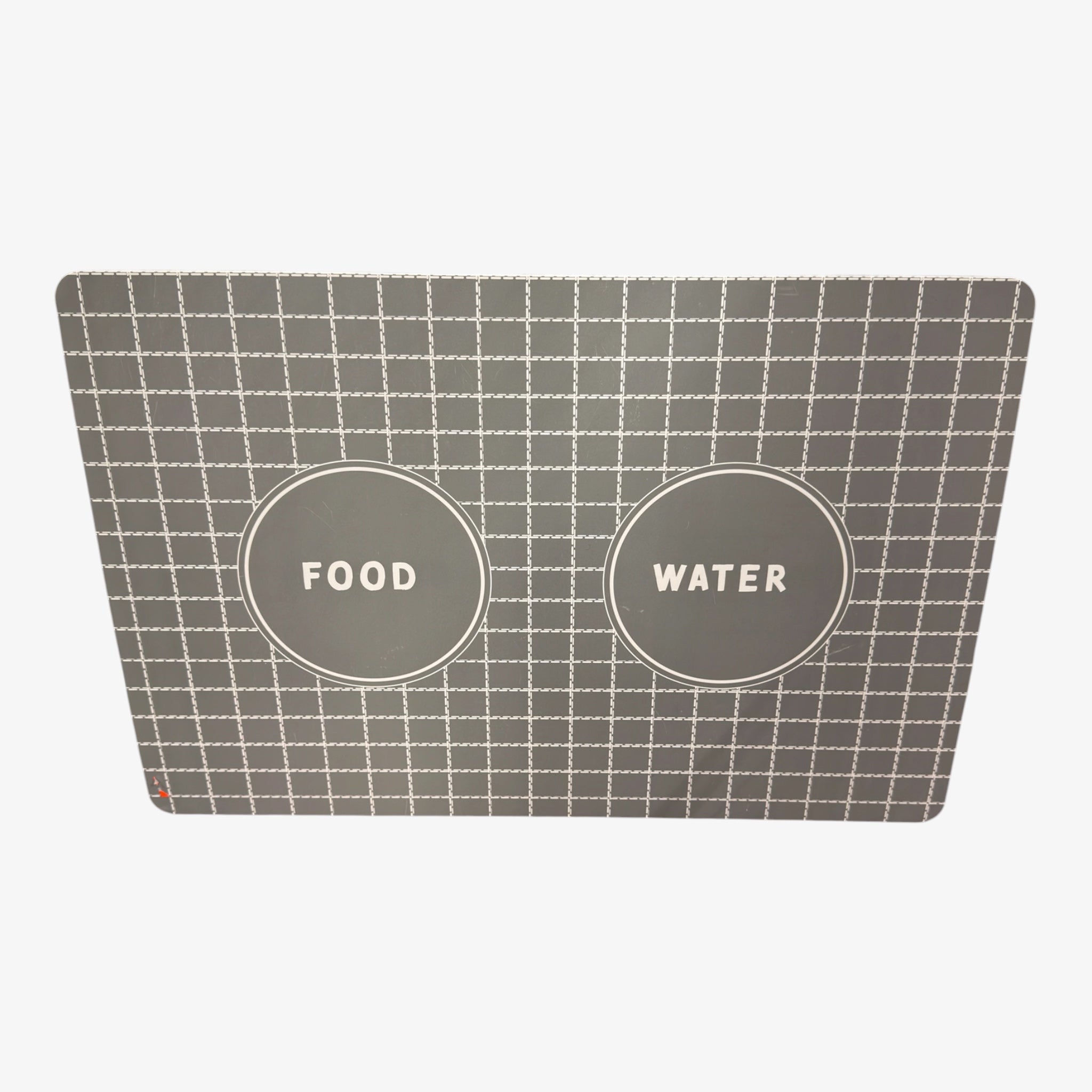 EveryYay Grey Grid Placemat for Dogs 20" L X 13.5" W (New Customer Only)