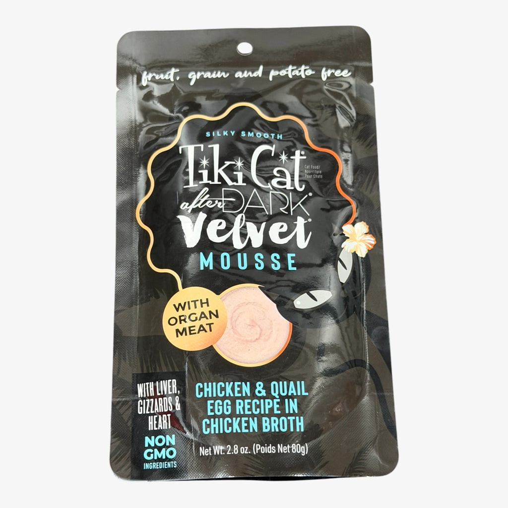Tiki Cat After Dark Velvet Mousse Chicken Wet Food for Cats 2.8 oz