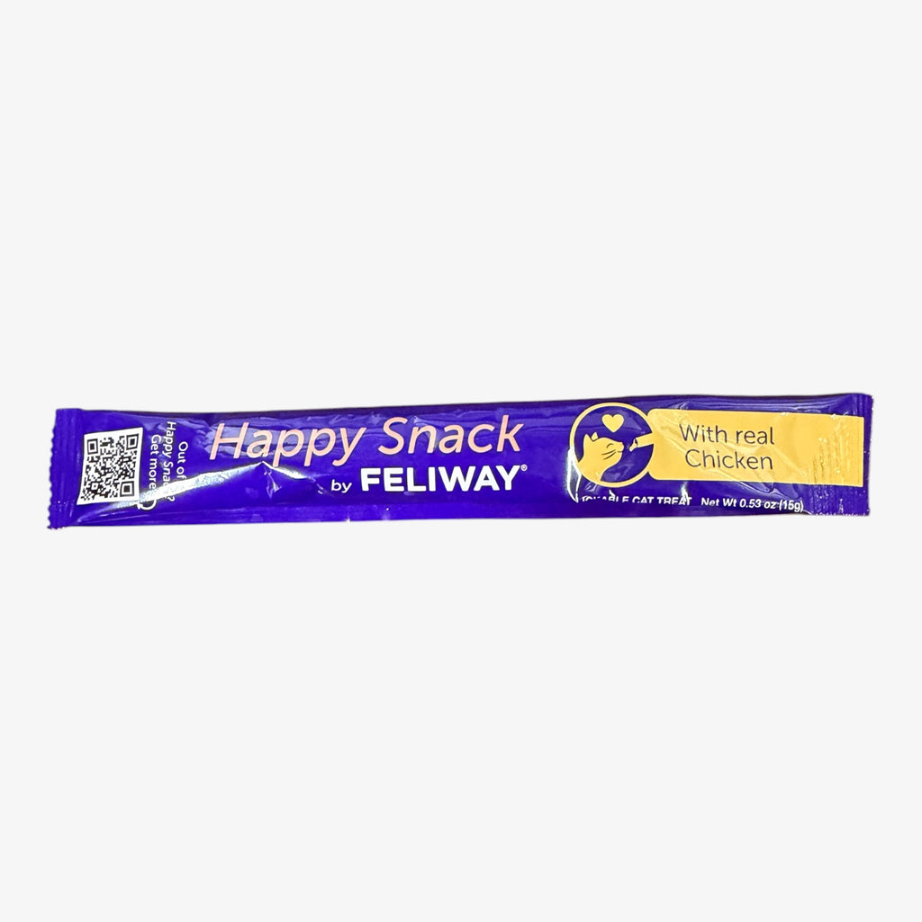 Happy Snack by FELIWAY Lickable Cat Treat in the Real Chicken Flavor 0.53 oz