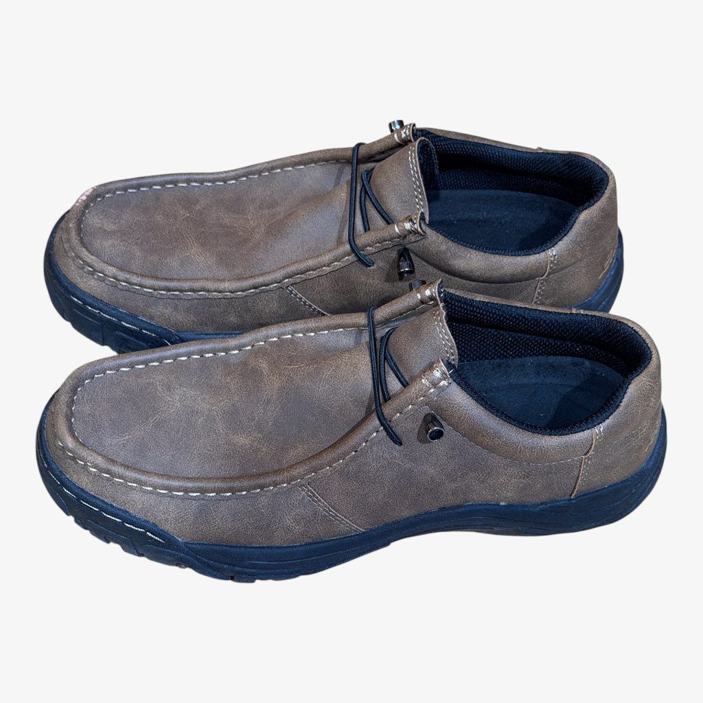 Eddie Bauer Durham Men's Casual Slip-on Shoes Brown ( New Customer Only )