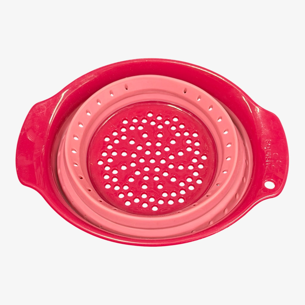 3 Cups Silicon Collapsible Colander Berry
