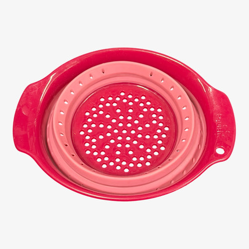 3 Cups Silicon Collapsible Colander Berry
