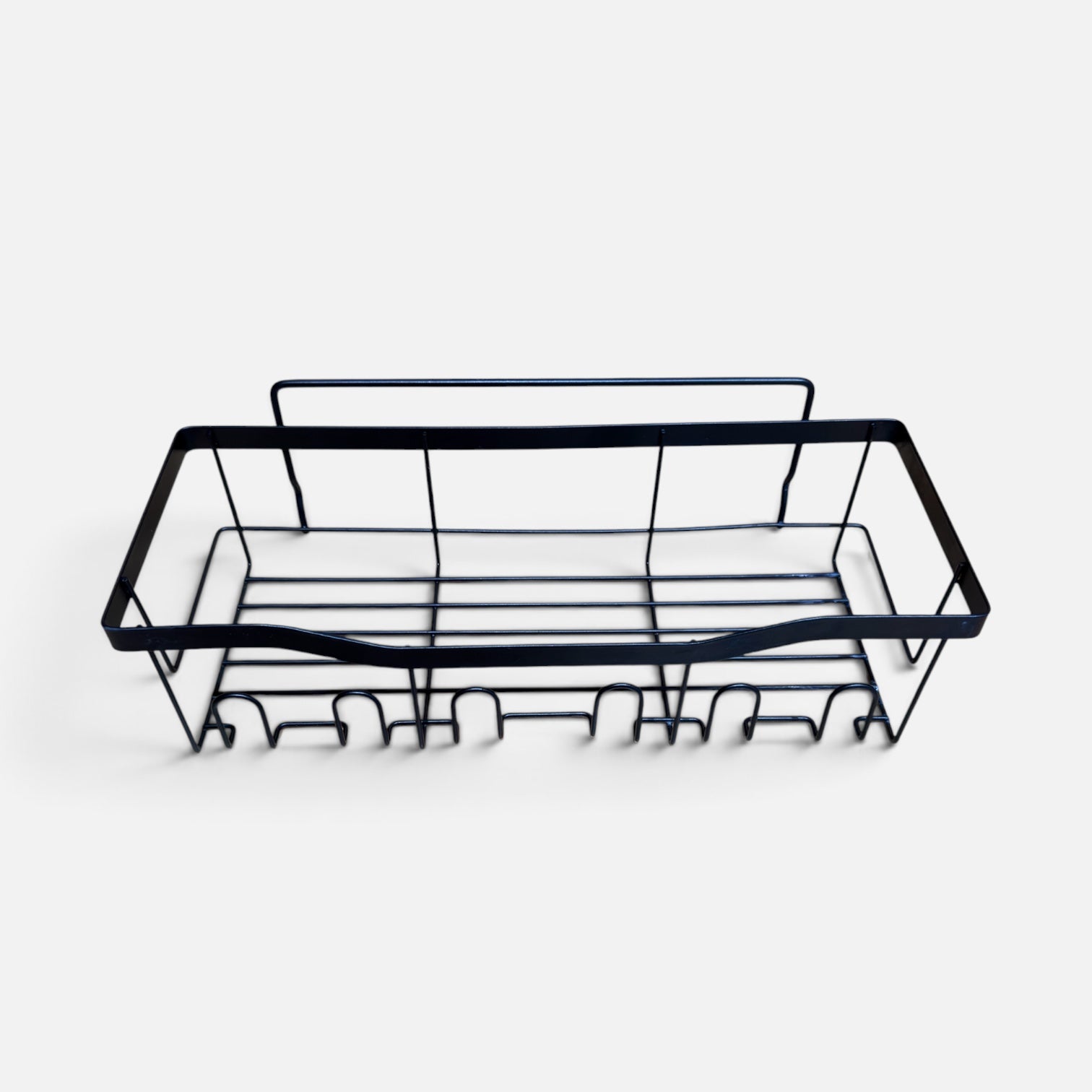 AYktou Black Metal Bathroom Organizer and Storage-Shower Caddy 12"L