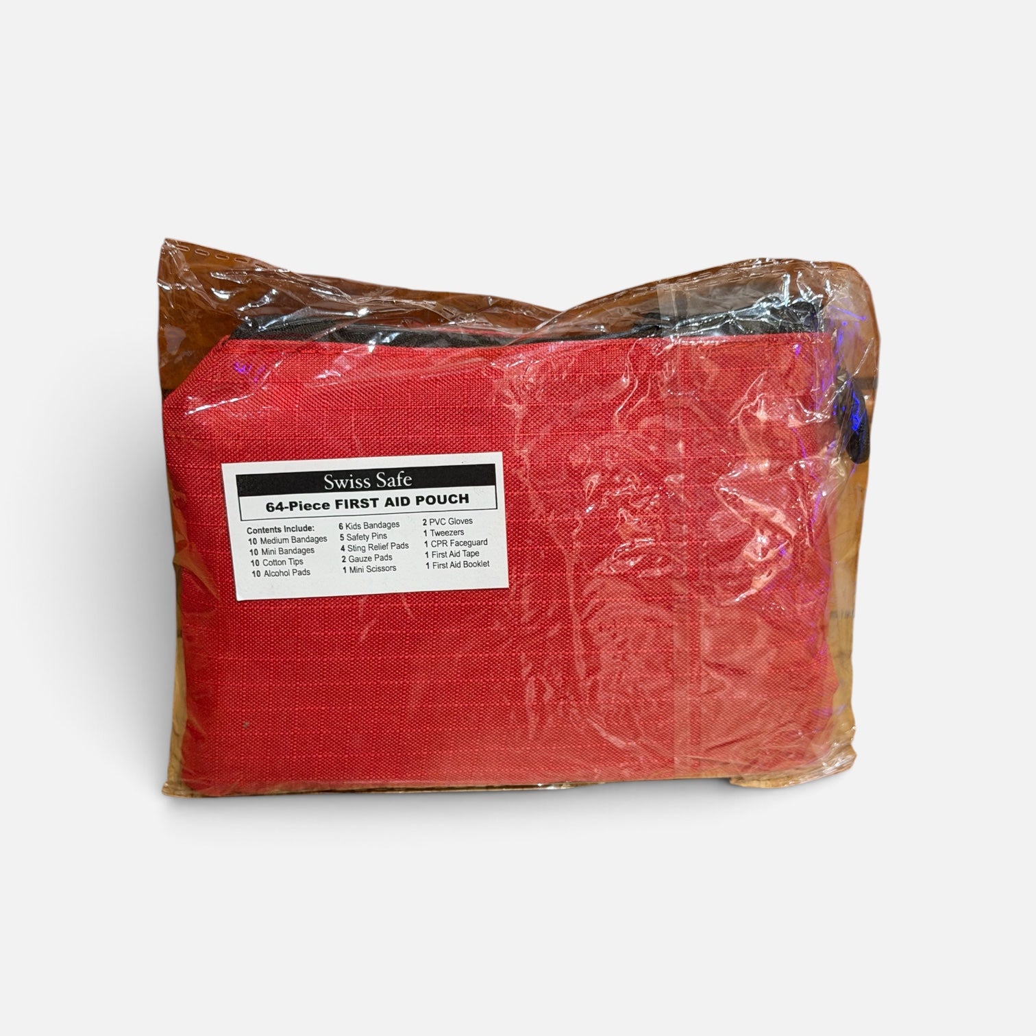 Swiss Safe 2-in-1 First Aid Kit for Car, Travel & Home, 64 Piece - Donors & Volunteers Only