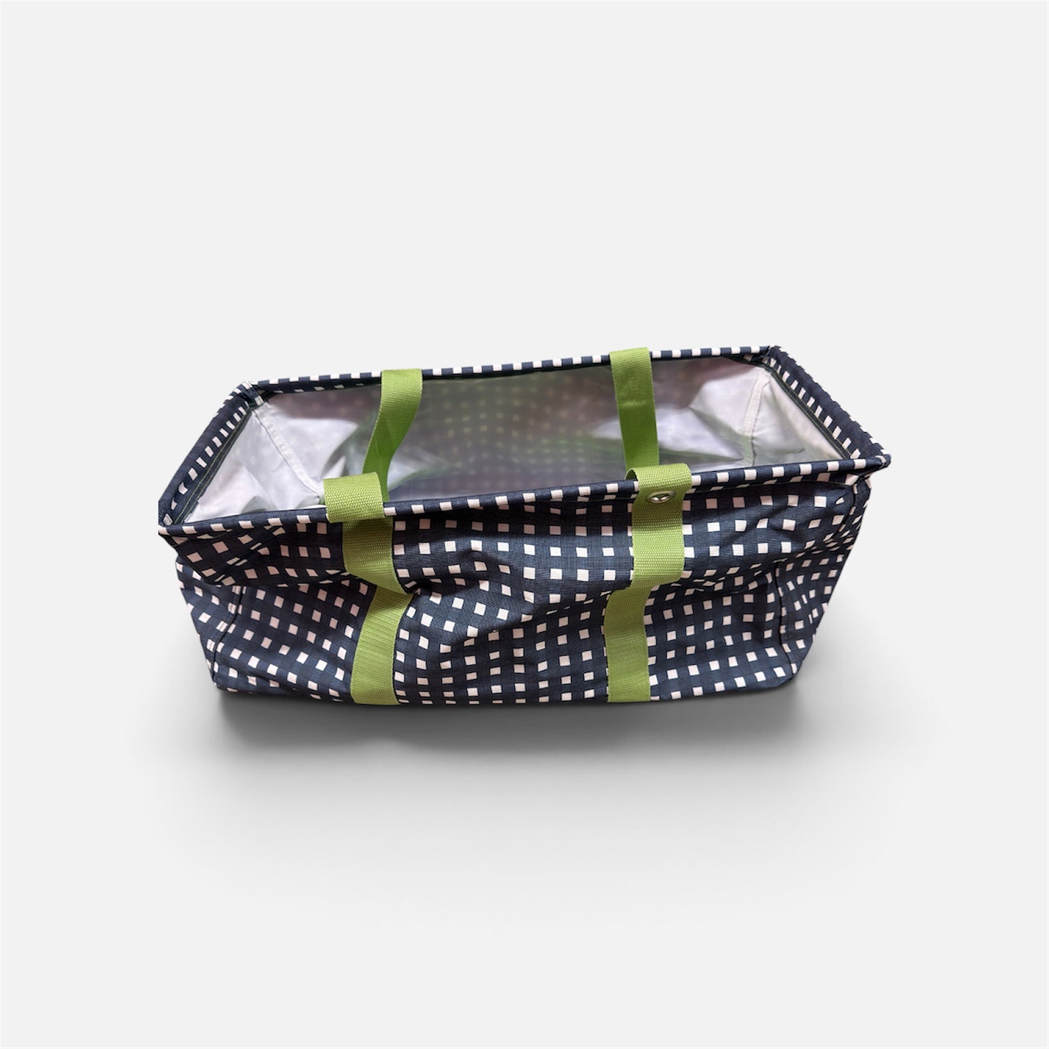 Thirty-One Gifts Large Utility Tote "Goin' Gingham" Pattern