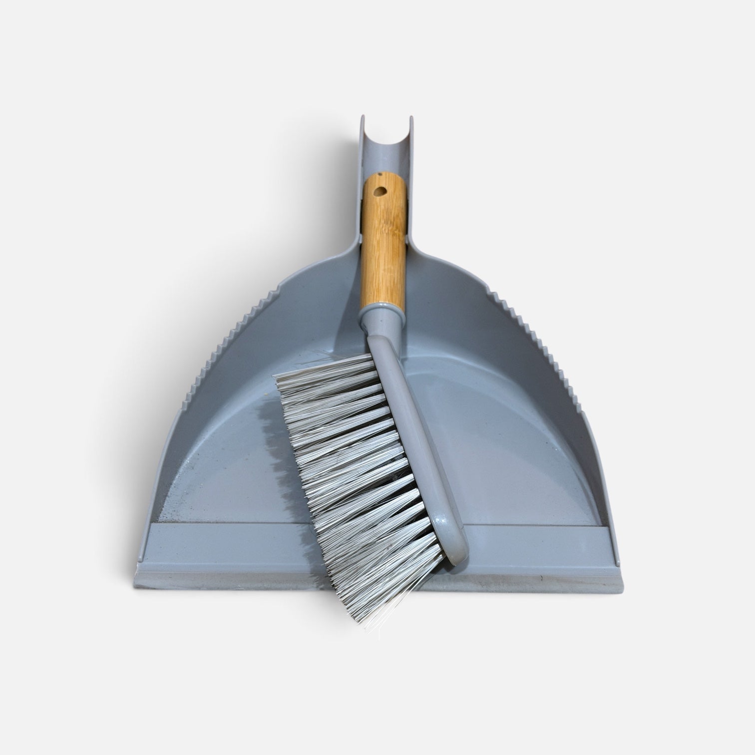 Core Home Bamboo/Plastic Handheld Dustpan and Brush Set