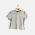Shein Bow Graphic T-Shirt Gray Size: S
