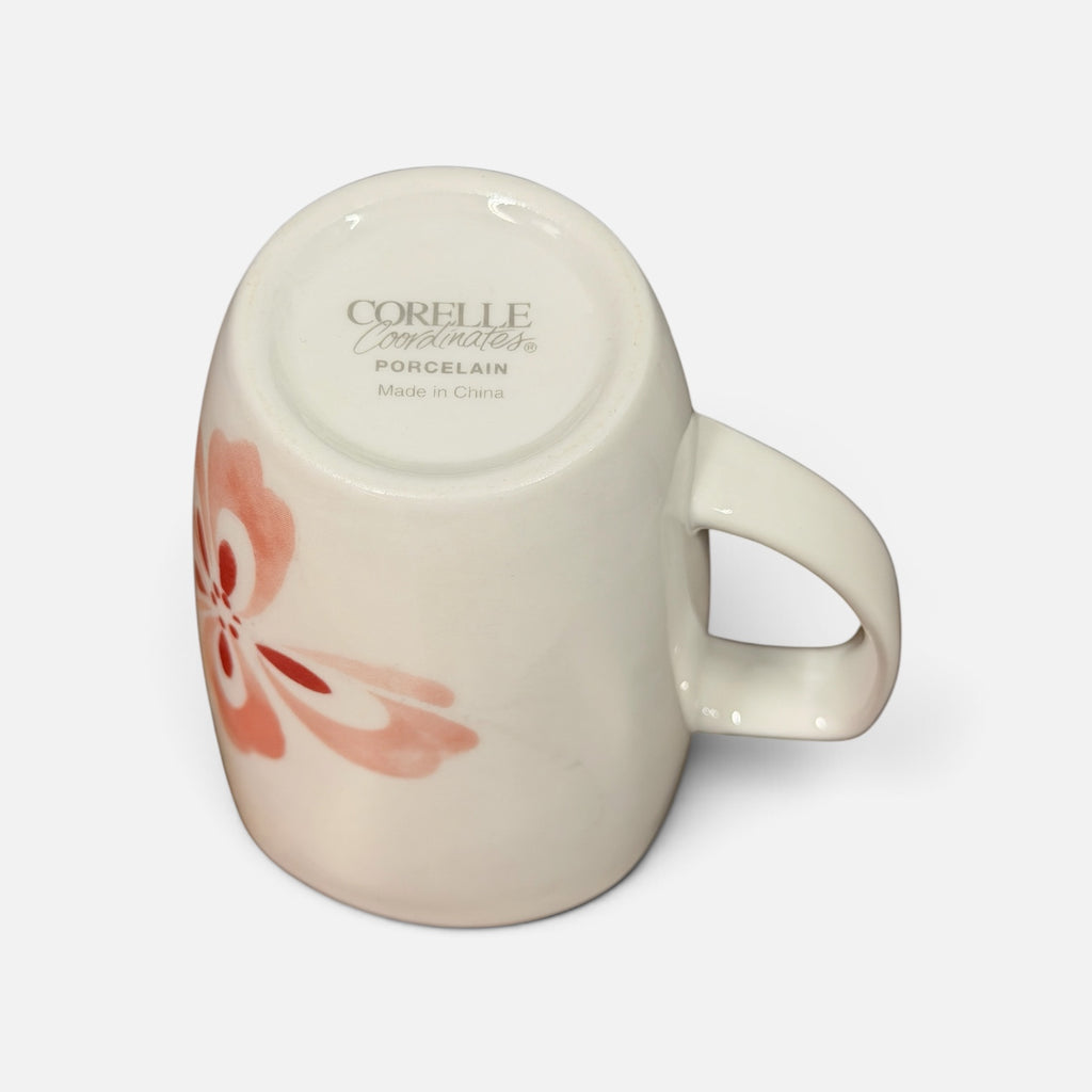 Set of 3 Corelle Coordinates "Pretty Pink" Porcelain Mugs - Donors & Volunteers Only
