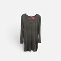 Majestic Filatures Paris Washable Cashmere V-Neck Long Sleeve Sweater Dress Size: 2 *Donors & Volunteers Only*