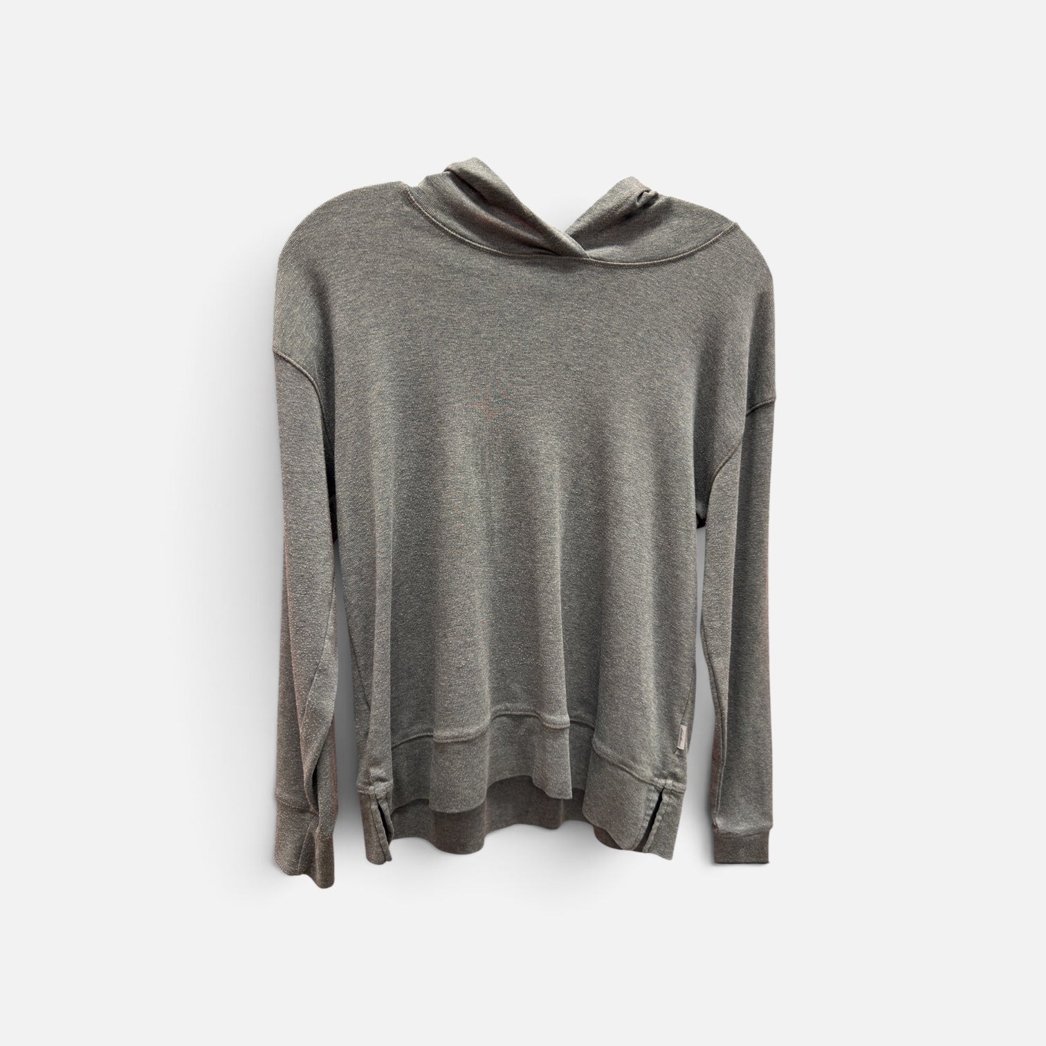 Eddie Bauer Women's Waverly Cotton Slub Hoodie Gray Size: PS