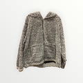 Bobbie Brooks Gray Sherpa Fleece Hoodie - Size 2X