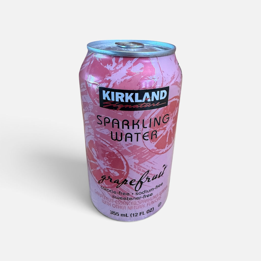 Kirkland Signature Sparkling Water Grapefruit Flavor 12oz