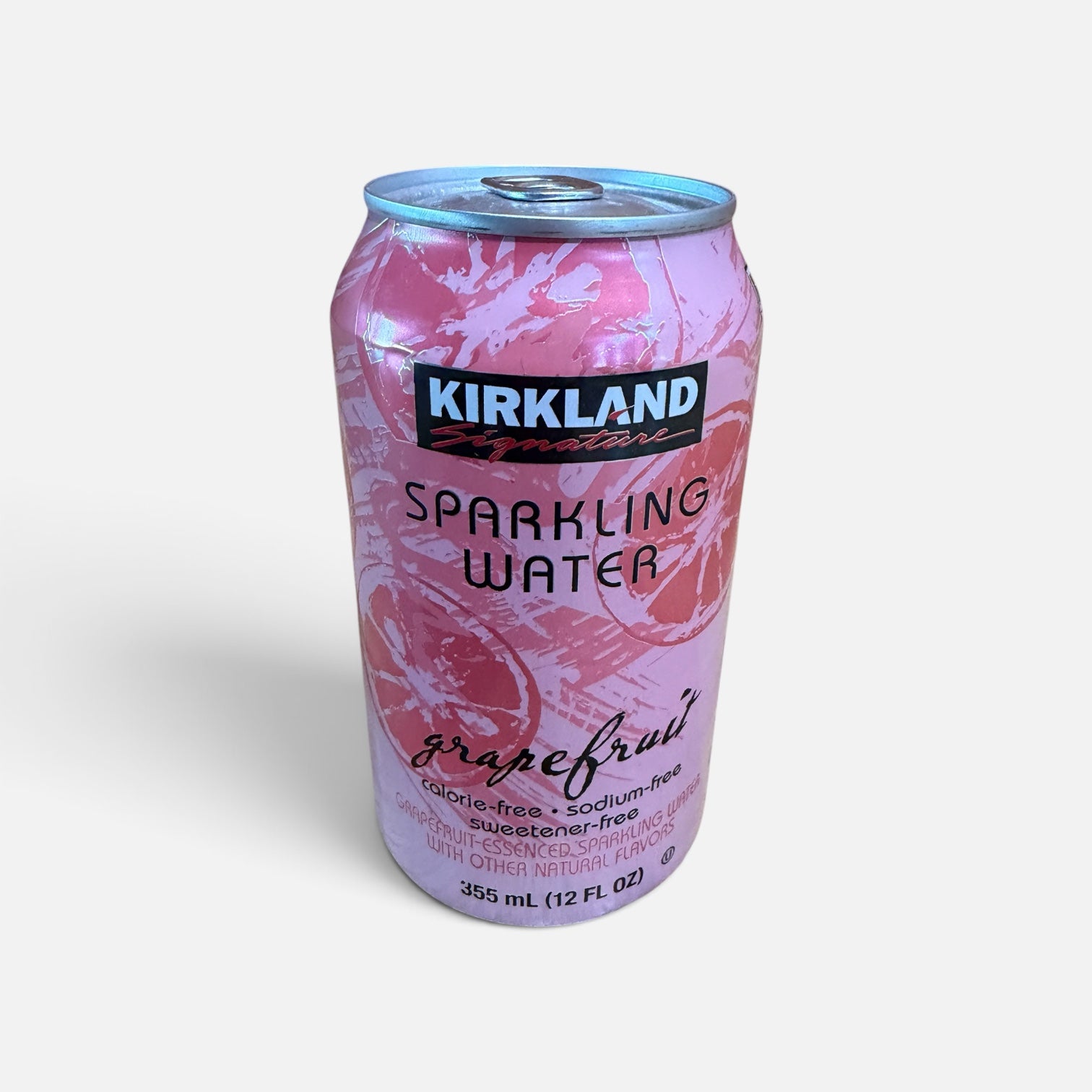 Kirkland Signature Sparkling Water Grapefruit Flavor 12oz