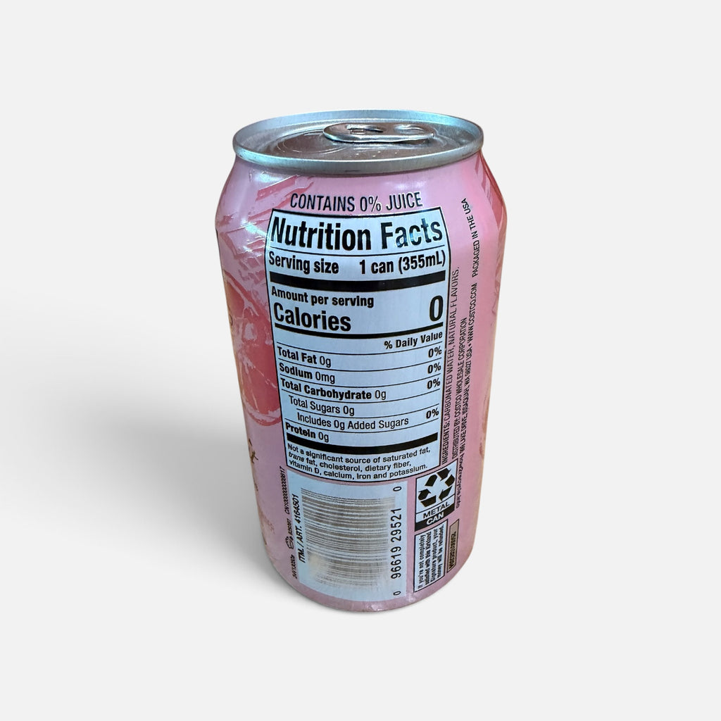 Kirkland Signature Sparkling Water Grapefruit Flavor 12oz