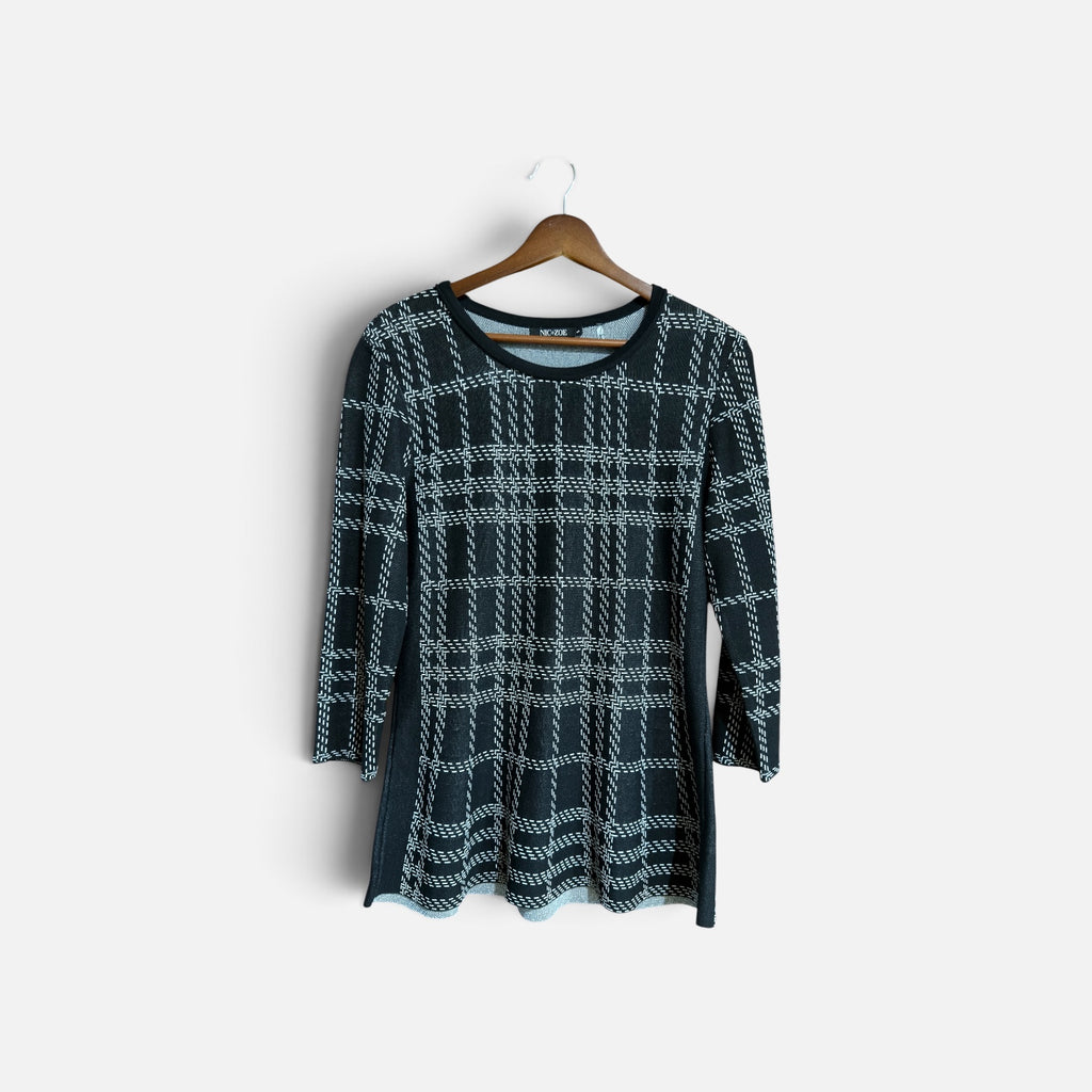 Nic+Zoe Plaid Peplum Top Size: S *Donors & Volunteers Only*