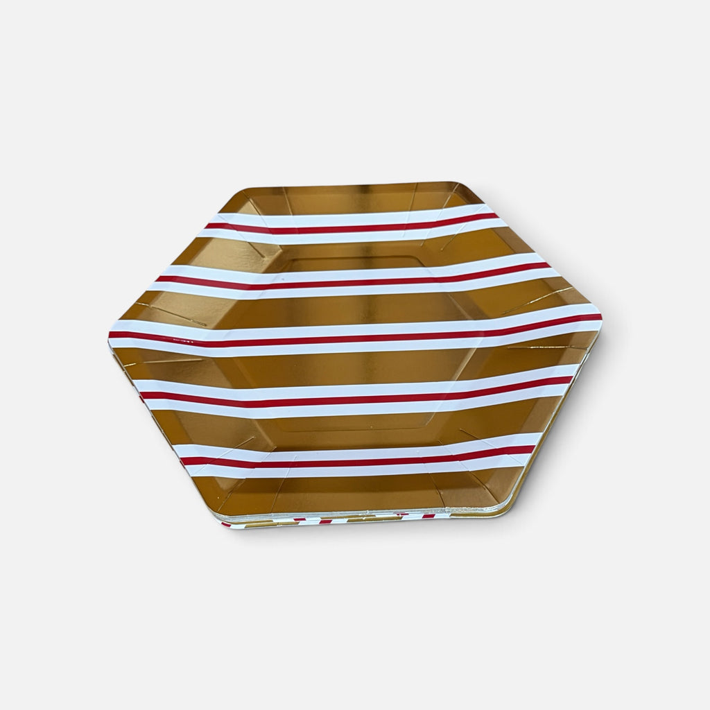 Set of 12 Papyrus Disposable Dinner Plates 10.25"D