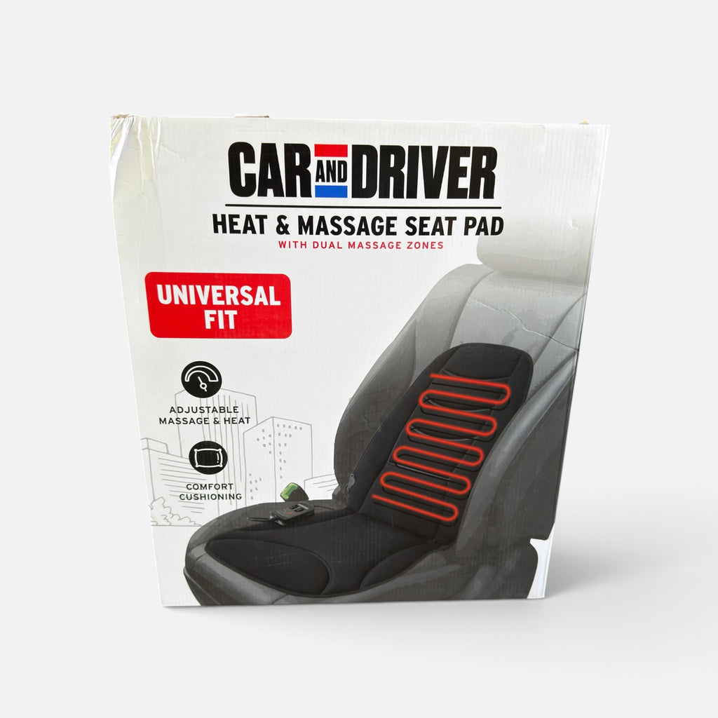 Car and Driver Heat & Massage Seat Pad