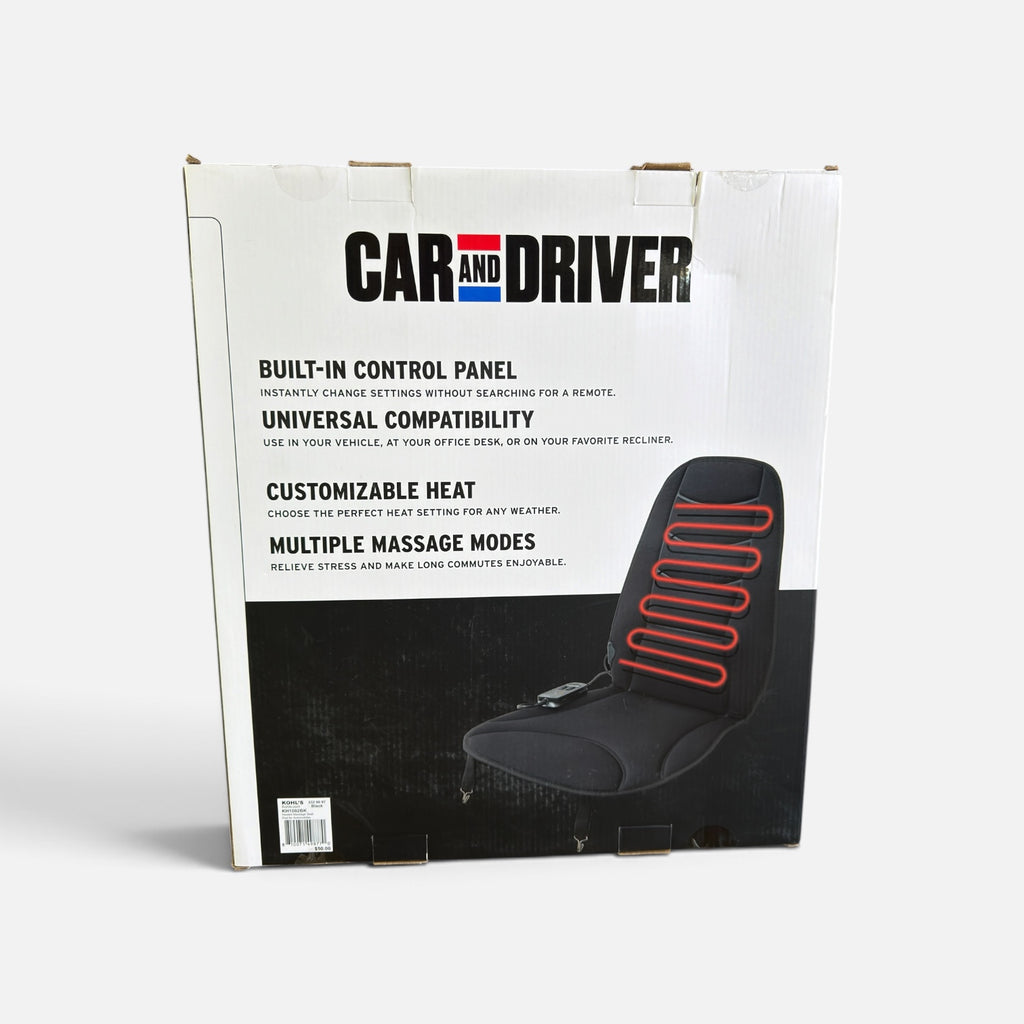 Car and Driver Heat & Massage Seat Pad