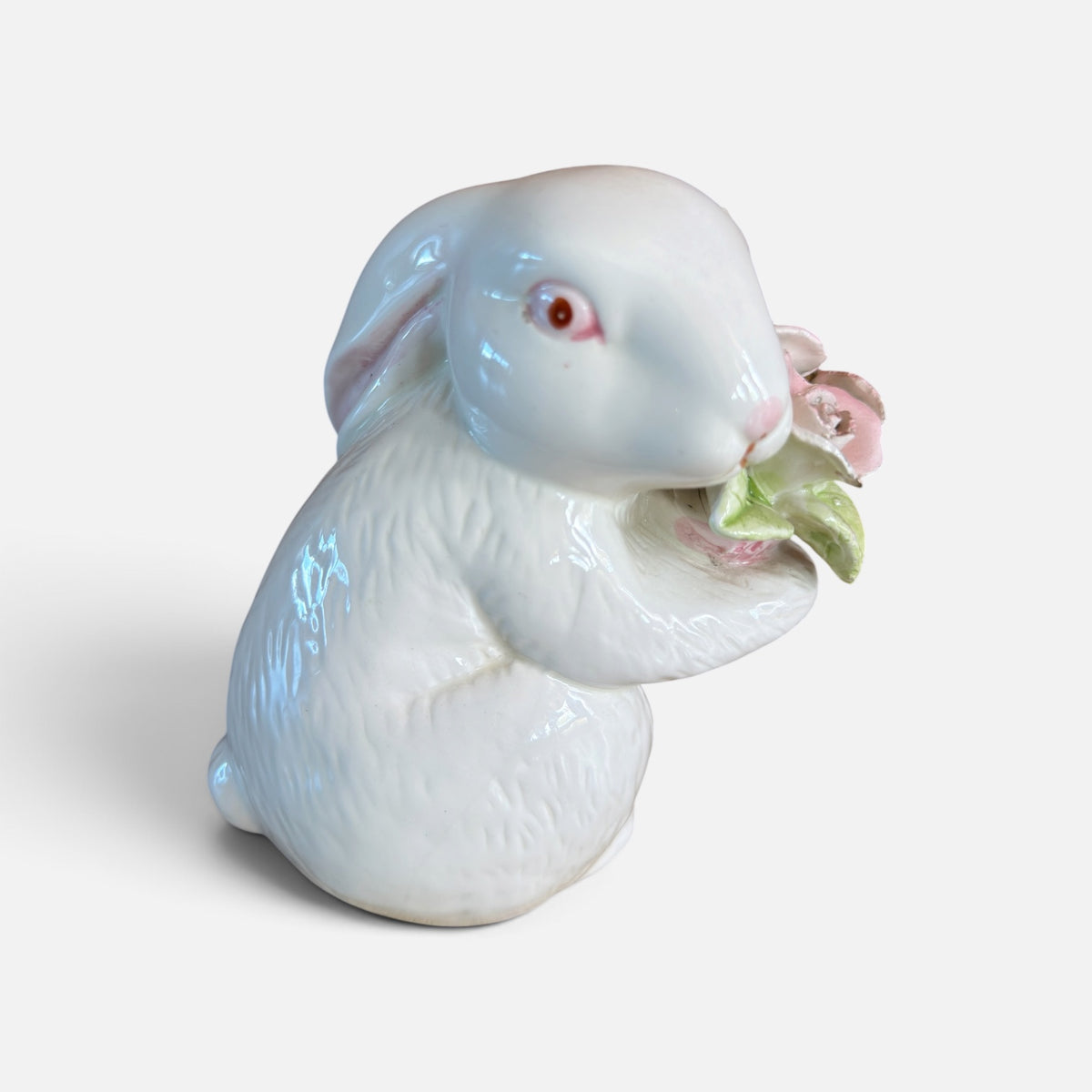 Vintage Ceramic Bunny Figurine 5"H