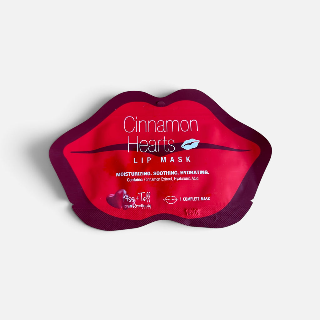 Kiss +Tell Cinnamon Hearts Lip Mask