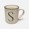 Threshold Stoneware Monogram S Mug Ivory
