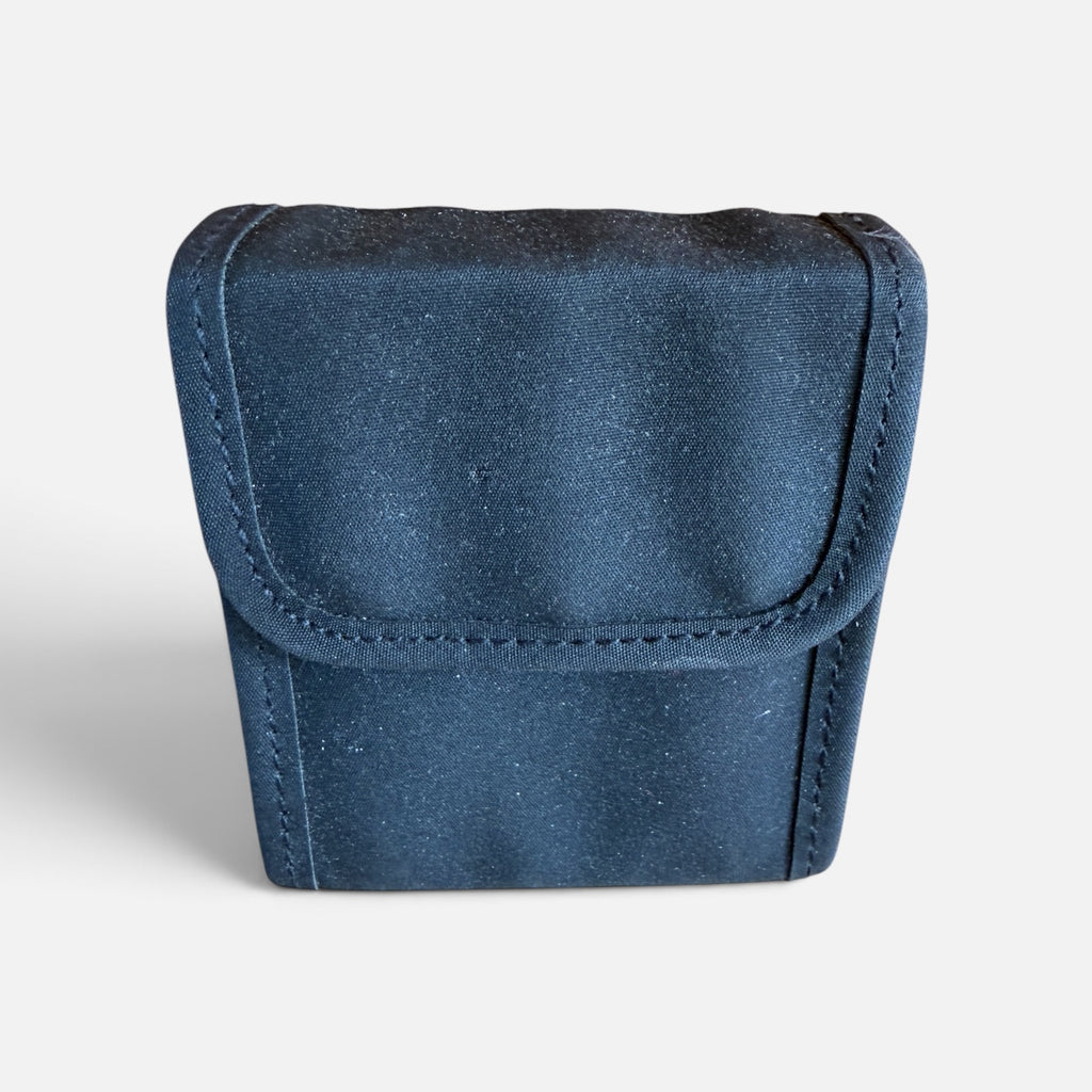 Black Fabric Lancôme Two-lipstick Mirror Case