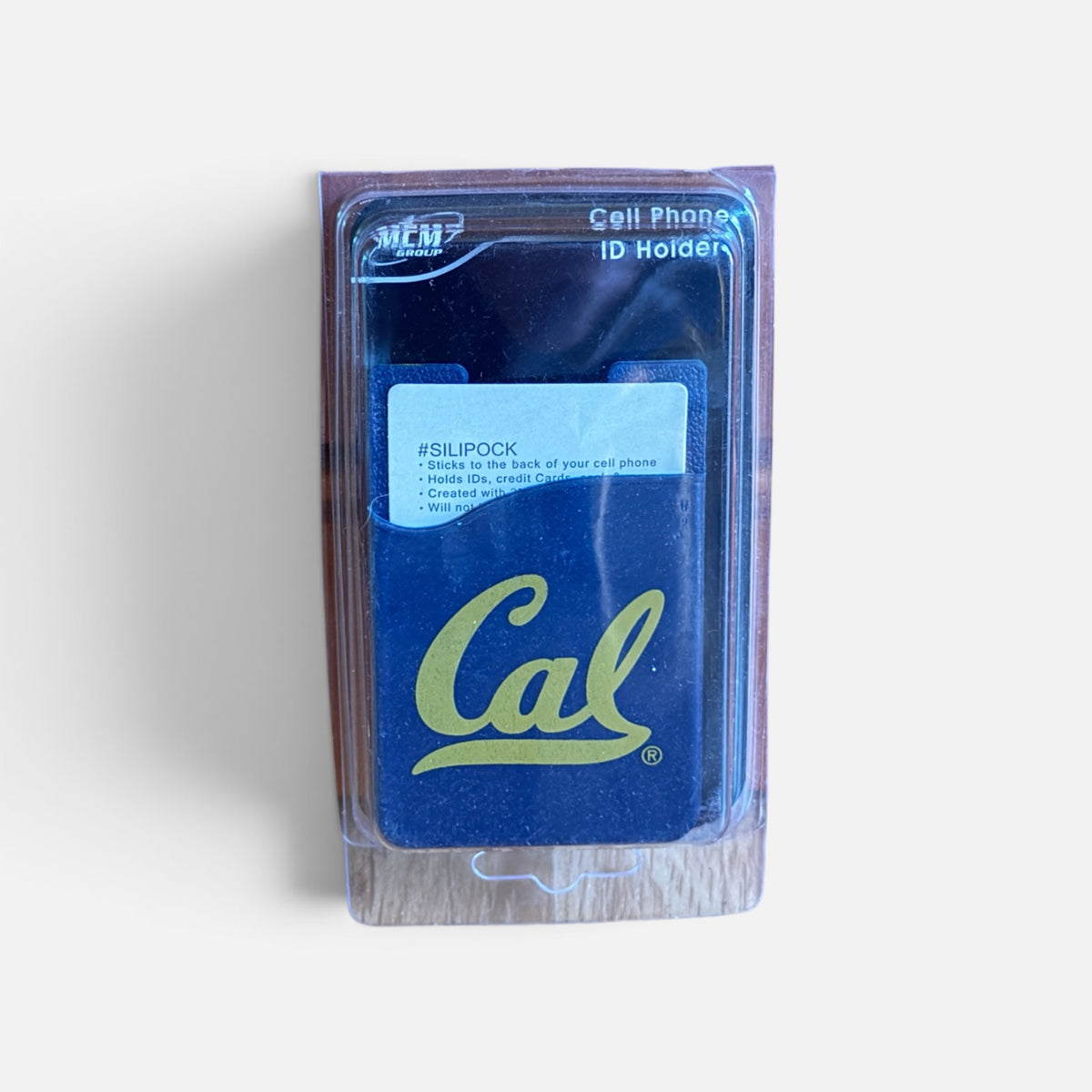 U.C. Berkeley Cal Cell Phone/ID Silicon Media Wallet-Navy